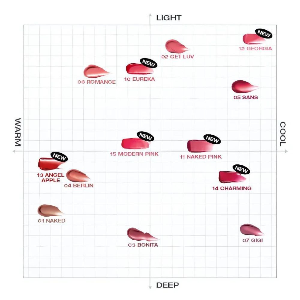 Achieve effortless, natural beauty with the TOOQ Without Mirror Water Blur Lip Tint, offering 13 stunning shades for every occasion. 