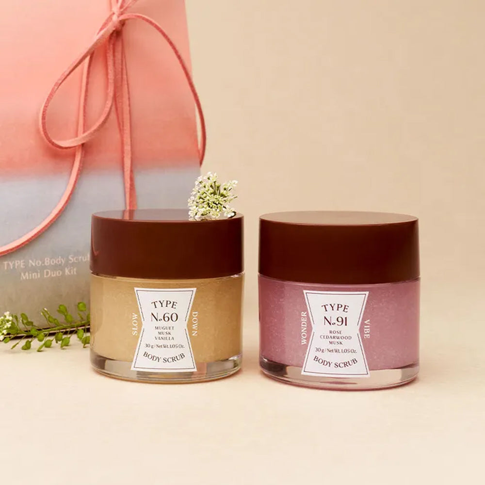TYPE No. Body Scrub Mini Duo Kit [2 Mini Originals]