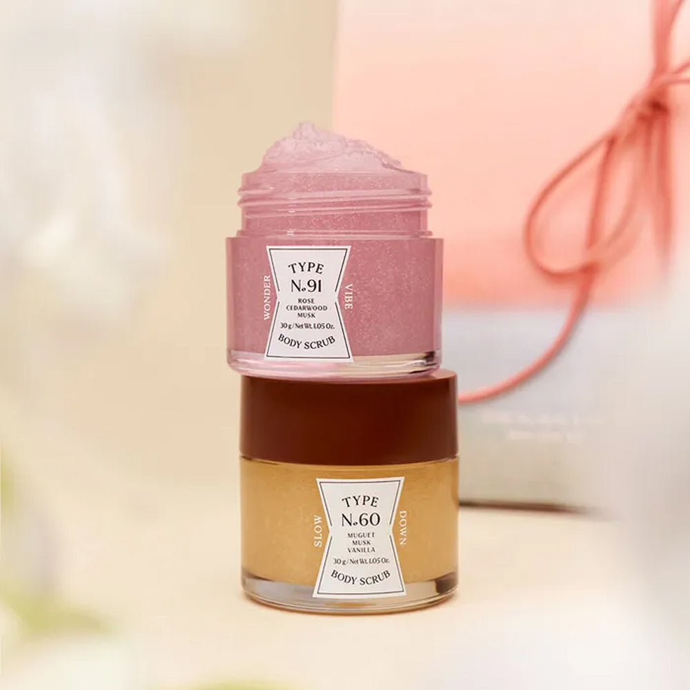 TYPE No. Body Scrub Mini Duo Kit [2 Mini Originals]