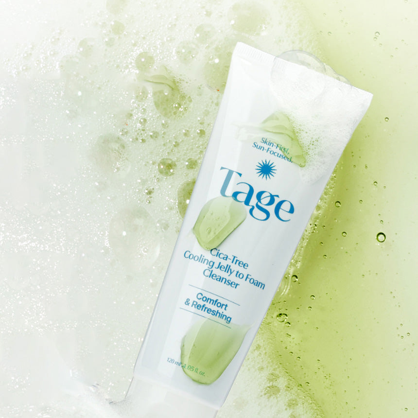 Tage Cica-Tree Cooling Jelly to Foam Cleanser 120ml