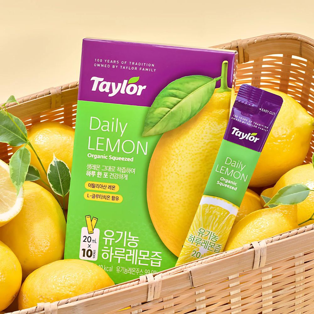 Taylor Daily Lemon Organic Squeezed 20ml*30sticks (3 boxes) | DODO