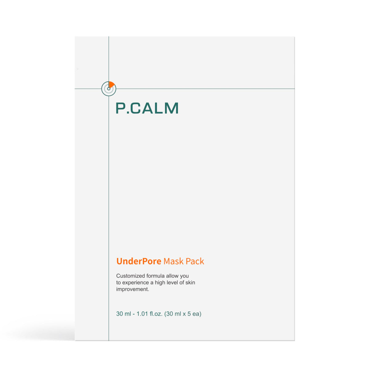 P.CALM Paquete de máscara inferior 30 ml x 5ea