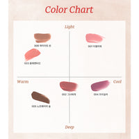Tiptoe Mousse Tang Lip Matter (6 Colors)