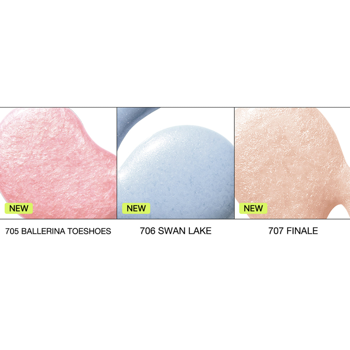 Punta de punta de brillo 4 tonos