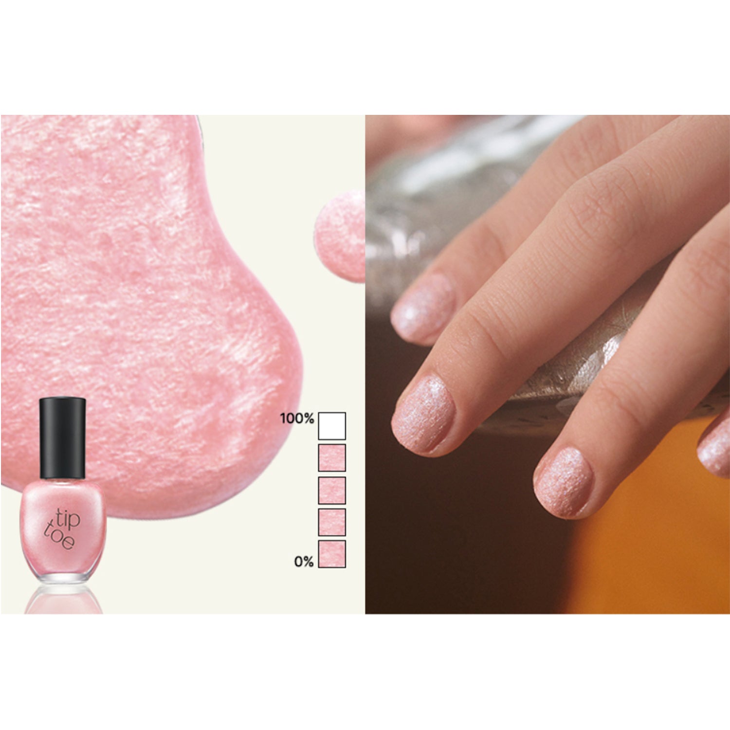 Punta de punta de brillo 4 tonos