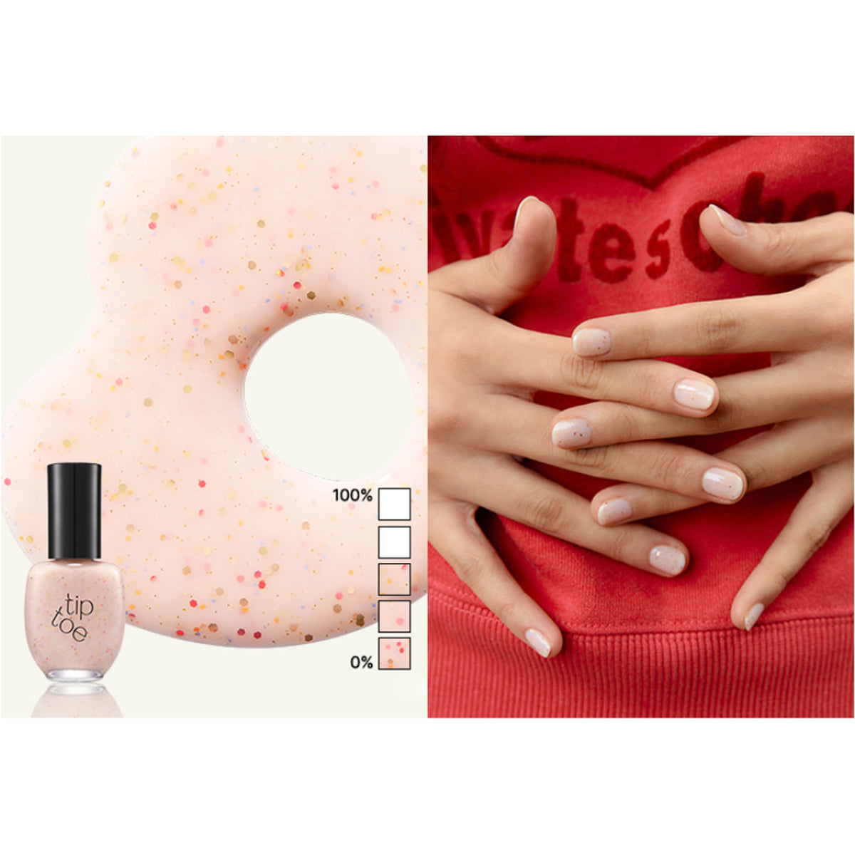 Tiptoe Syrup Glitter Nail 9 Shades