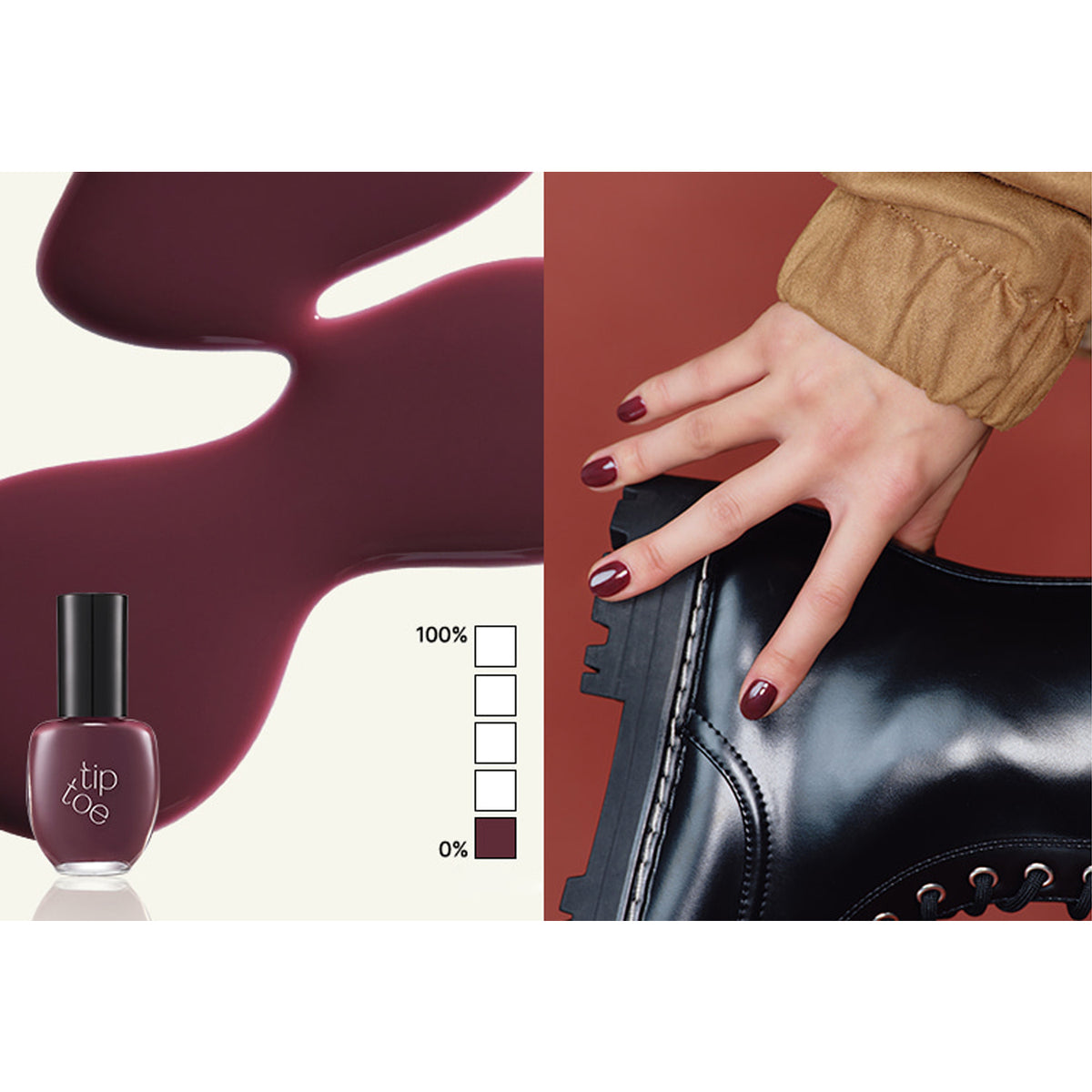 Tiptoe Syrup & Paint & Shimmer Nail 16 Shades