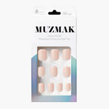 MUZMAK Nail Tips 36pcs #Toe Shoes(Short Square)