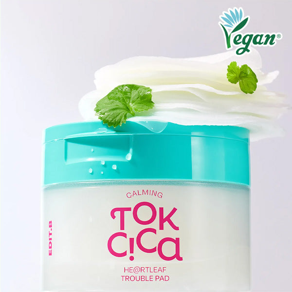 EDIT.B Calming Tok Cica Heartleaf Trouble Pad 160ml 70Sheets