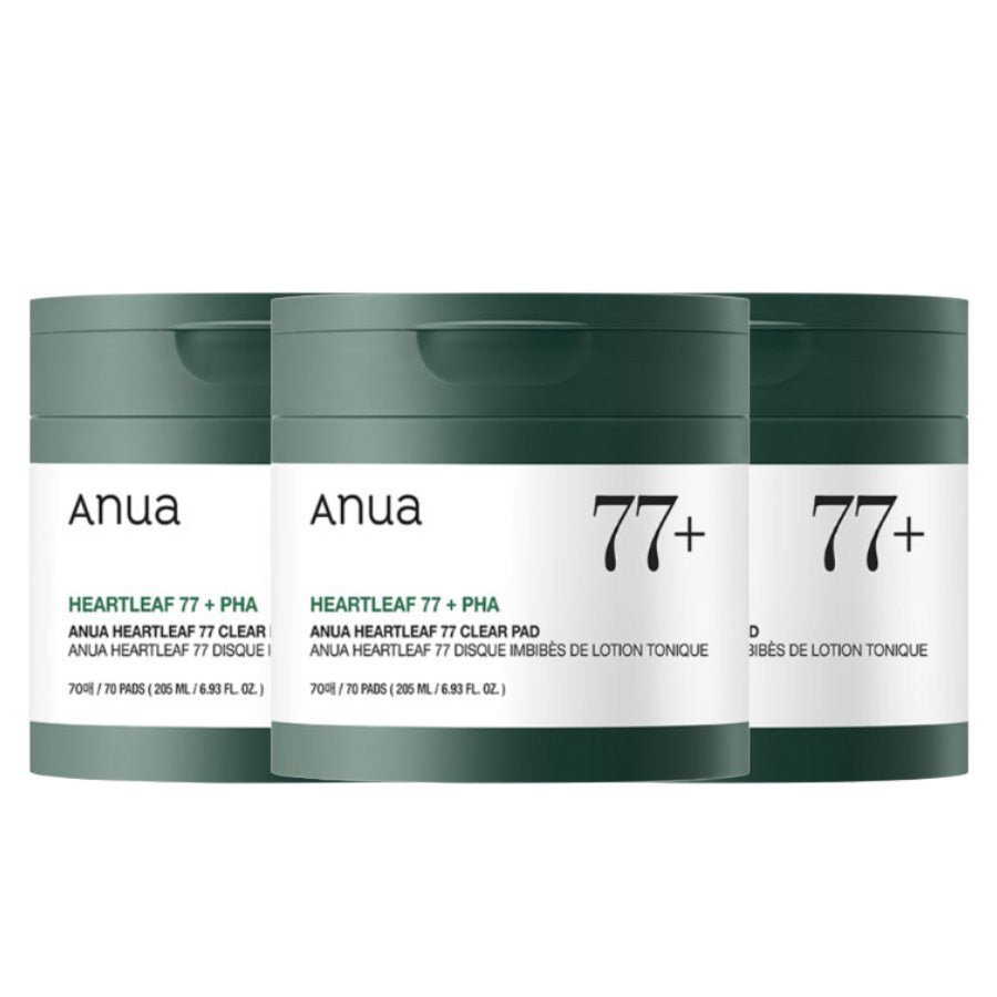 Anua Heartleaf 77 Clear Pad 70P Set [2+1]