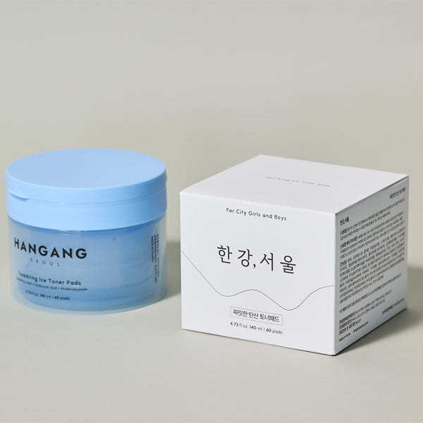 HANGANG SEOUL Thrilling Carbonated Toner Pads 140ml 60 pads