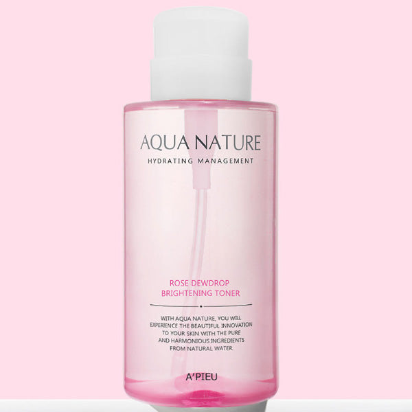 A'PIEU Aqua Nature Rose Dew Drop Brightening Toner 500ml