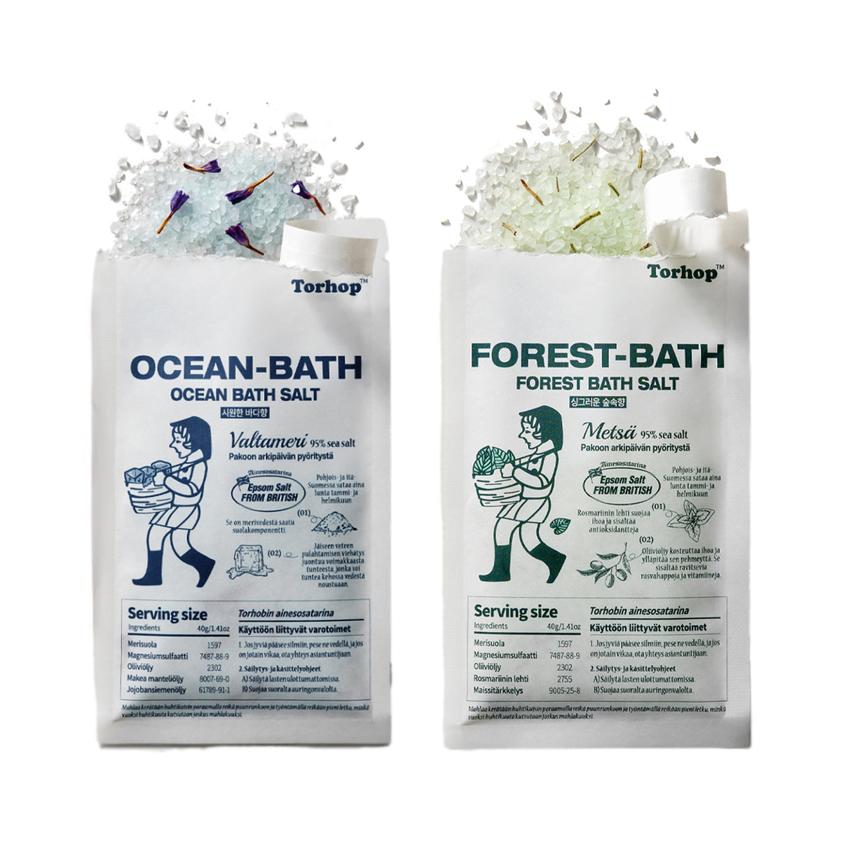 Torhop Bath Salt 40g 2 Types