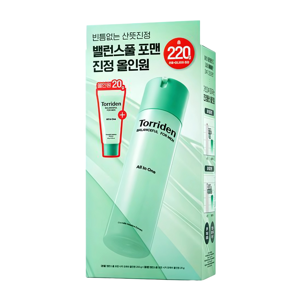 Torriden Balanceful For Men Cica Fresh All-in-One 200g Special Set
