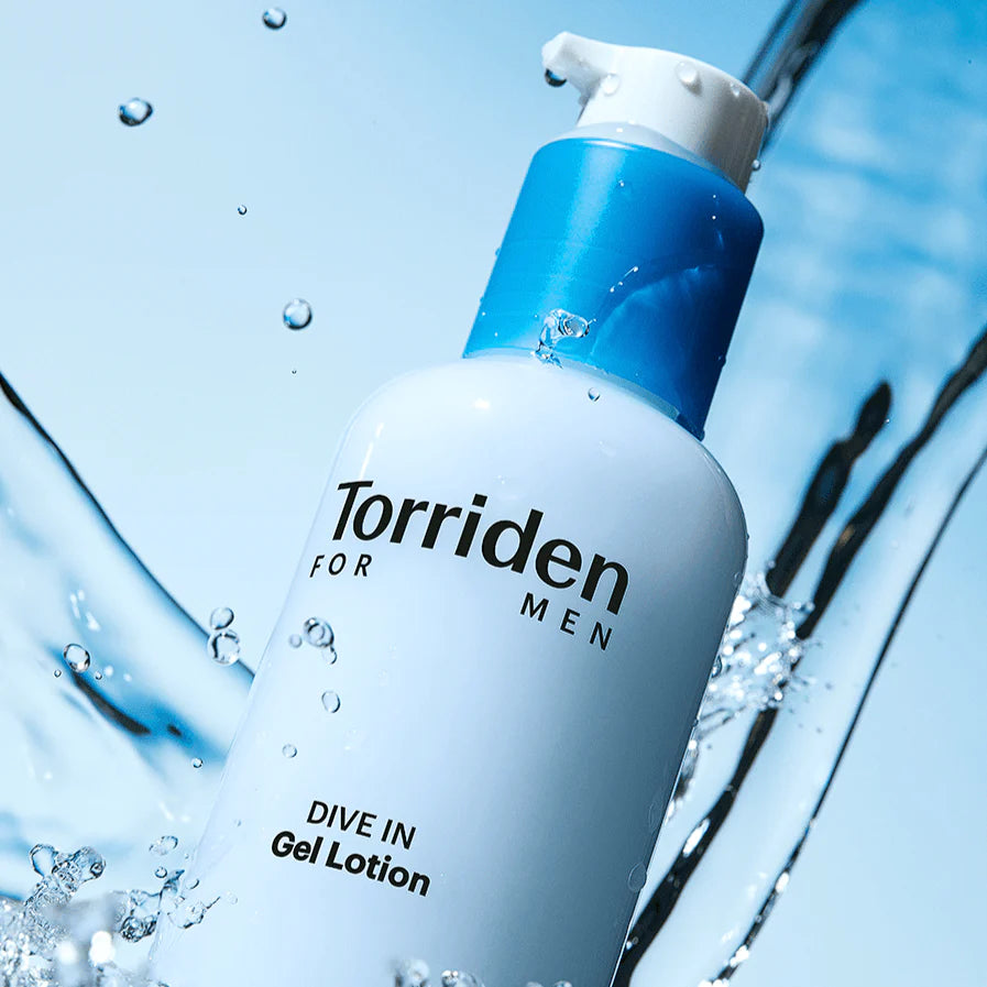 Torriden Dive In For Men Low Molecular Hyaluronic Acid Skin/Gel Lotion Set (+Skin 30ml+Gel Lotion 20ml)