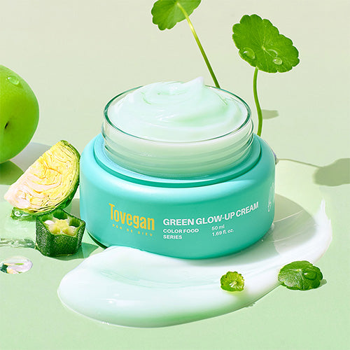 Tovegan Colorfood Series Green Glow-Up Cream 50ml | DODO SKIN