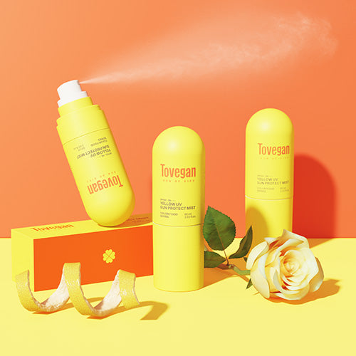 Tovegan Colorfood Series Yellow UV Sun Protect Mist SPF50+ PA+++ 60ml