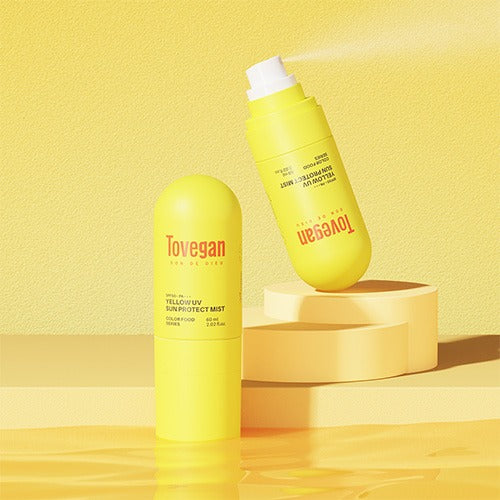 Tovegan Colorfood Series Yellow UV Sun Protect Mist SPF50+ PA+++ 60ml