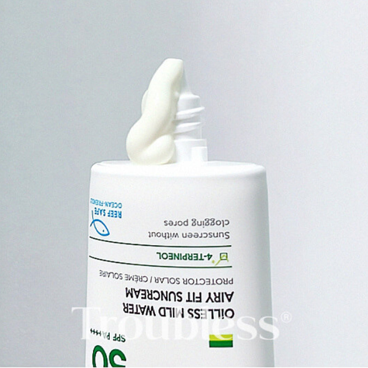 Troubless Oilless Mild Water Airy Fit Sunscreen SPF 50+ PA++++ 77ml