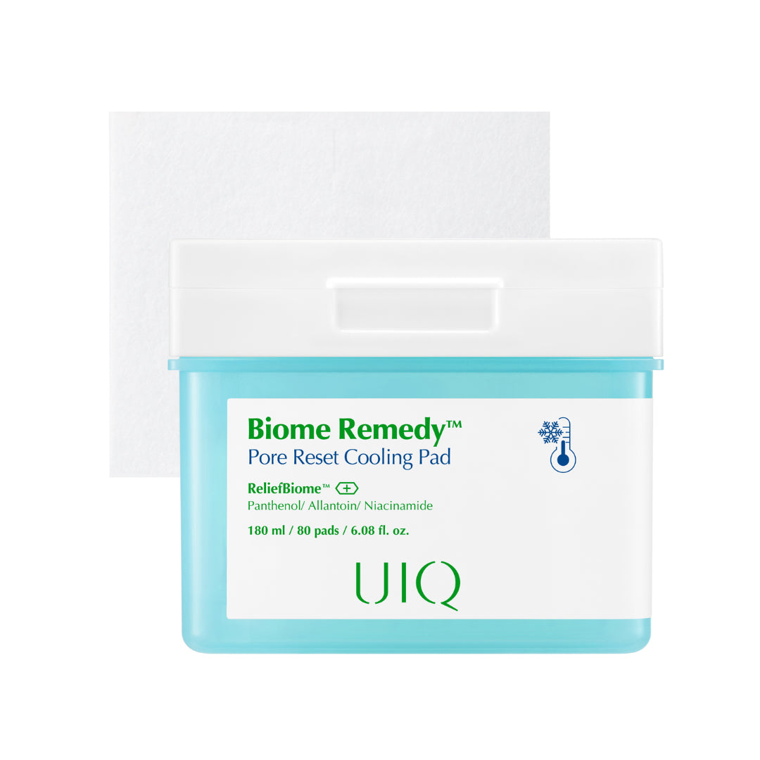 UIQ Biome Remedy Pore Reset Cooling Pads 180ml 80ea