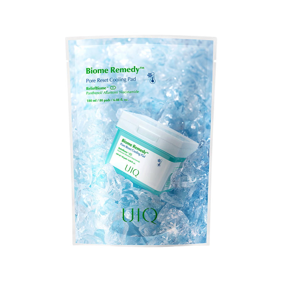 UIQ Biome Remedy Pore Reset Cooling Pad Refill 180ml 80ea