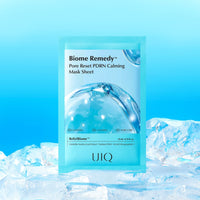 UIQ Biome Remedy Pore Reset PDRN Calming Mask Sheets 22ml 5ea