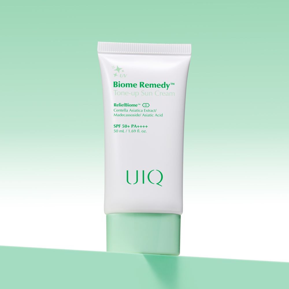 UIQ Biome Remedy Tone-Up Sun Cream Green SPF50+ PA++++ 20ml