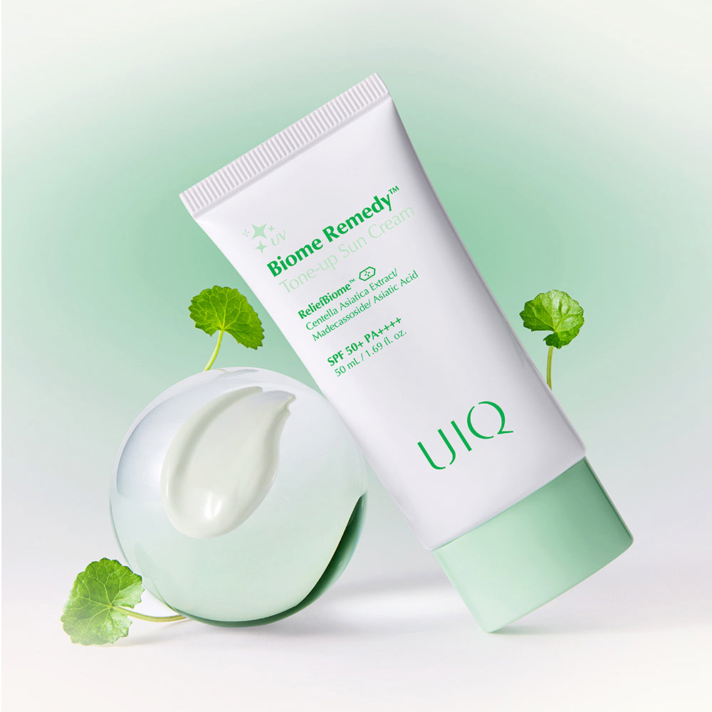 UIQ Biome Remedy Tone-Up Sun Cream Green SPF50+ PA++++ 50ml