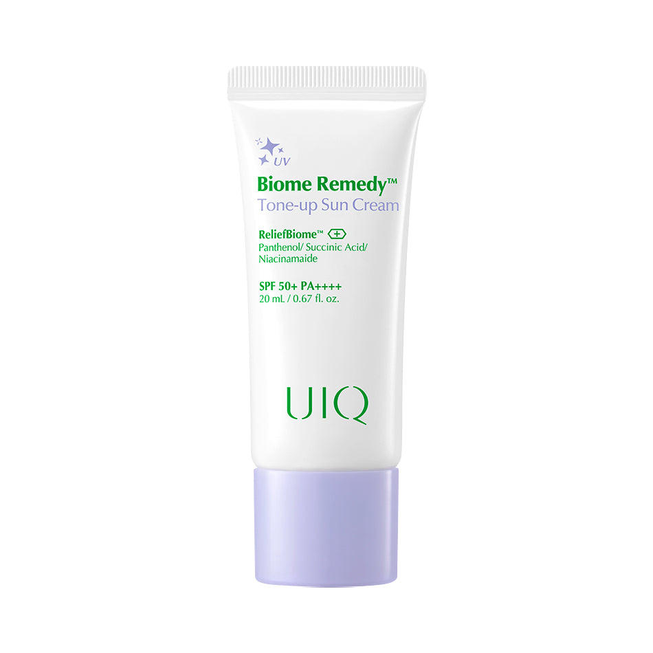 UIQ Biome Remedy Tone-Up Sun Cream Purple SPF50+ PA++++ 20ml