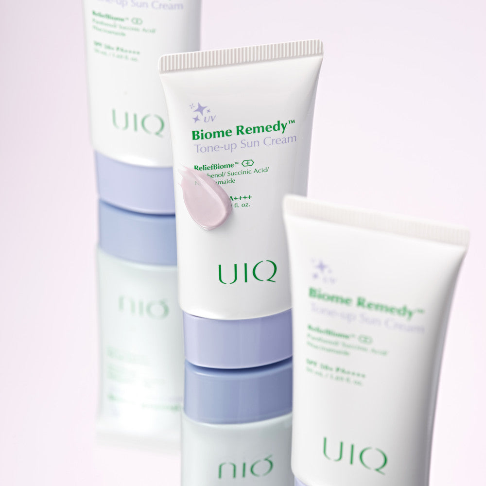 UIQ Biome Remedy Tone-Up Sun Cream Purple SPF50+ PA++++ 20ml