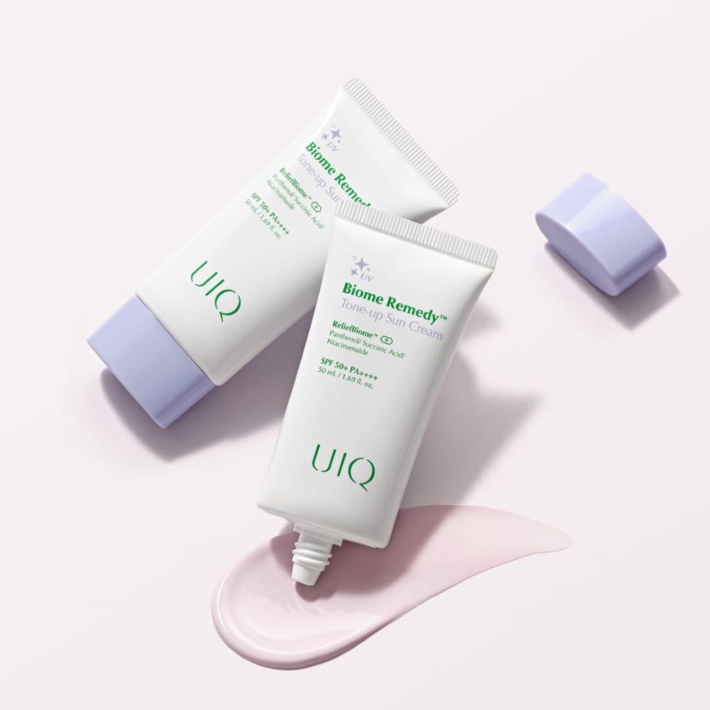 UIQ Biome Remedy Tone-Up Sun Cream Purple SPF50+ PA++++ 20ml