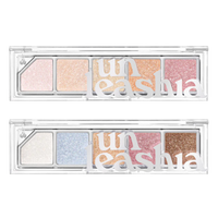 Paleta de cara de ducha de ánimo de desata 4g 2 colores