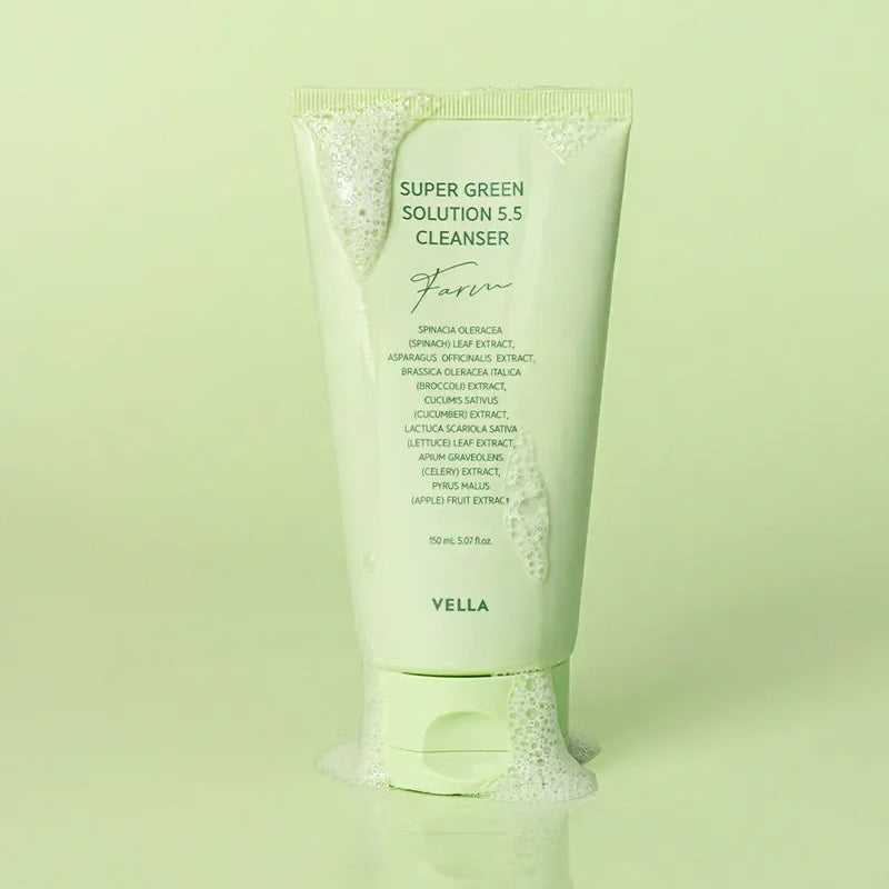 VELLA Super Green Solution 5.5 Cleanser 150ml
