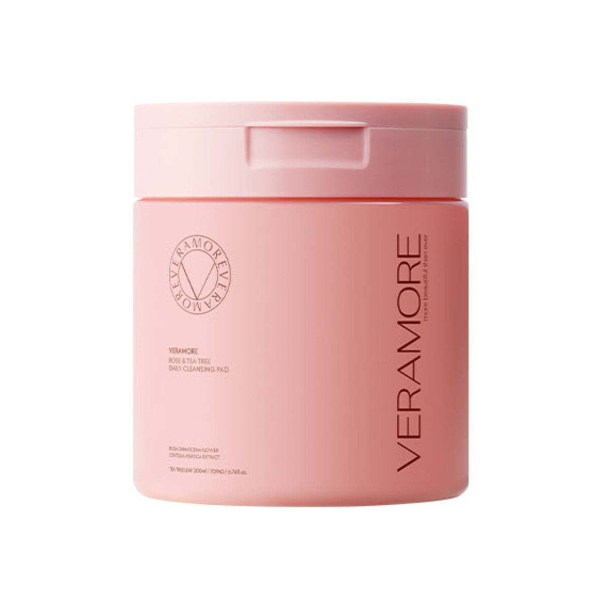 VERAMORE Rose & Tea Tree Daily Cleansing Pad 70 Pads 200ml