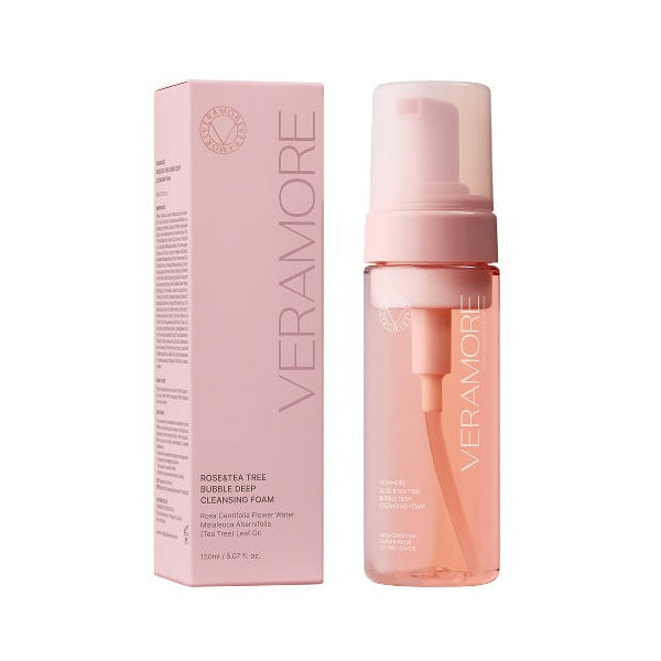 VERAMORE Rose and Tea Tree Bubble Deep Cleansing Foam 150ml