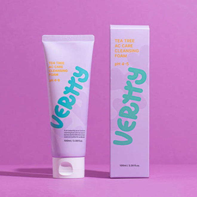 VERTTY Acne Relief Functional Tea Tree AC Care Cleansing Foam 100ml