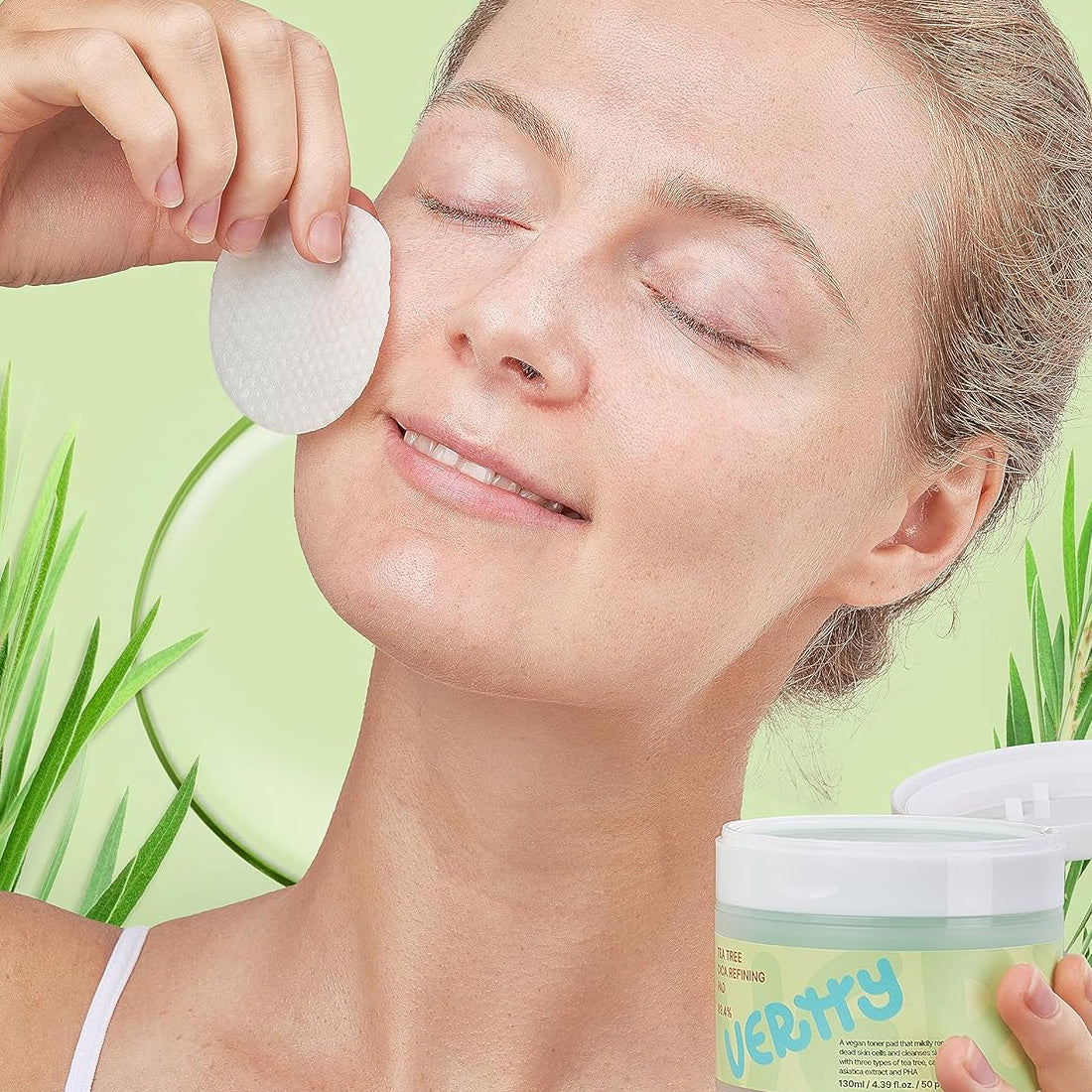 VERTTY Tea Tree Cica Refining Pad 130ml