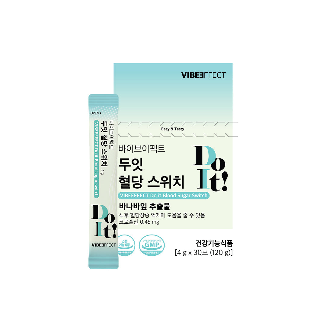 VIBEEFFECT Do it Blood Sugar Switch 120g (4g x 30 packs)