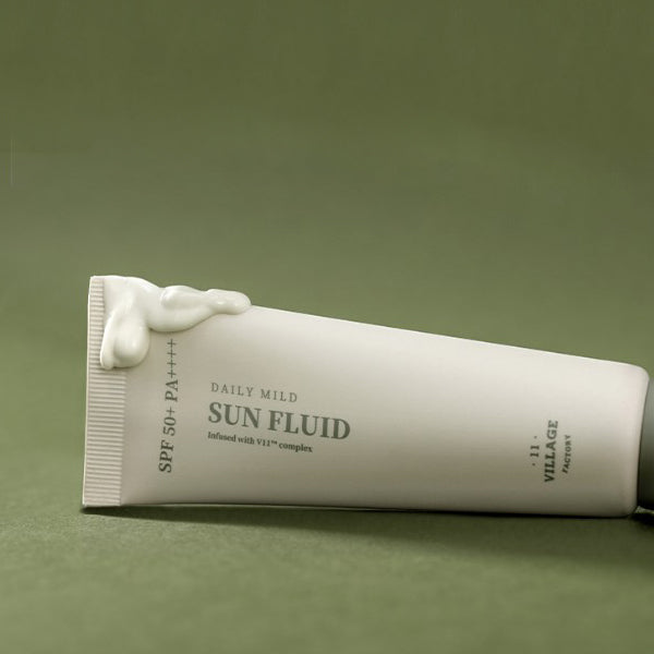 VILLAGE 11 FACTORY Daily Mild Sun Fluid SPF50+ PA++++ 50ml