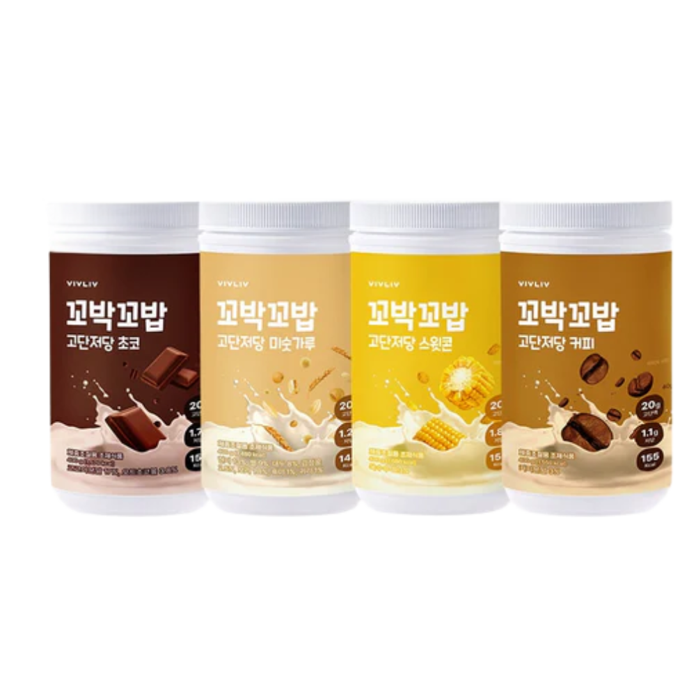 Vivliv Kkobak Kkobab Alto proteína bajo azúcar 400 g