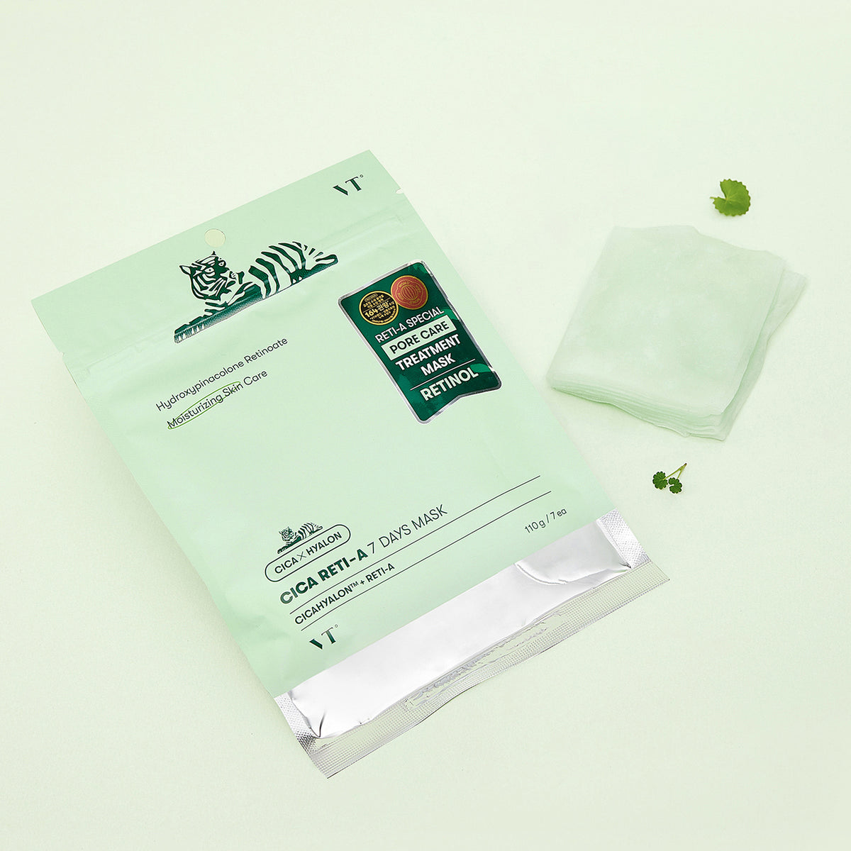 VT COSMETICS Cica Reti-A Seven Days Mask 110g 7ea