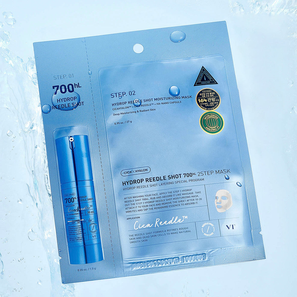 VT COSMETICS Hydro Reedle Shot 700hL 2-Step Mask