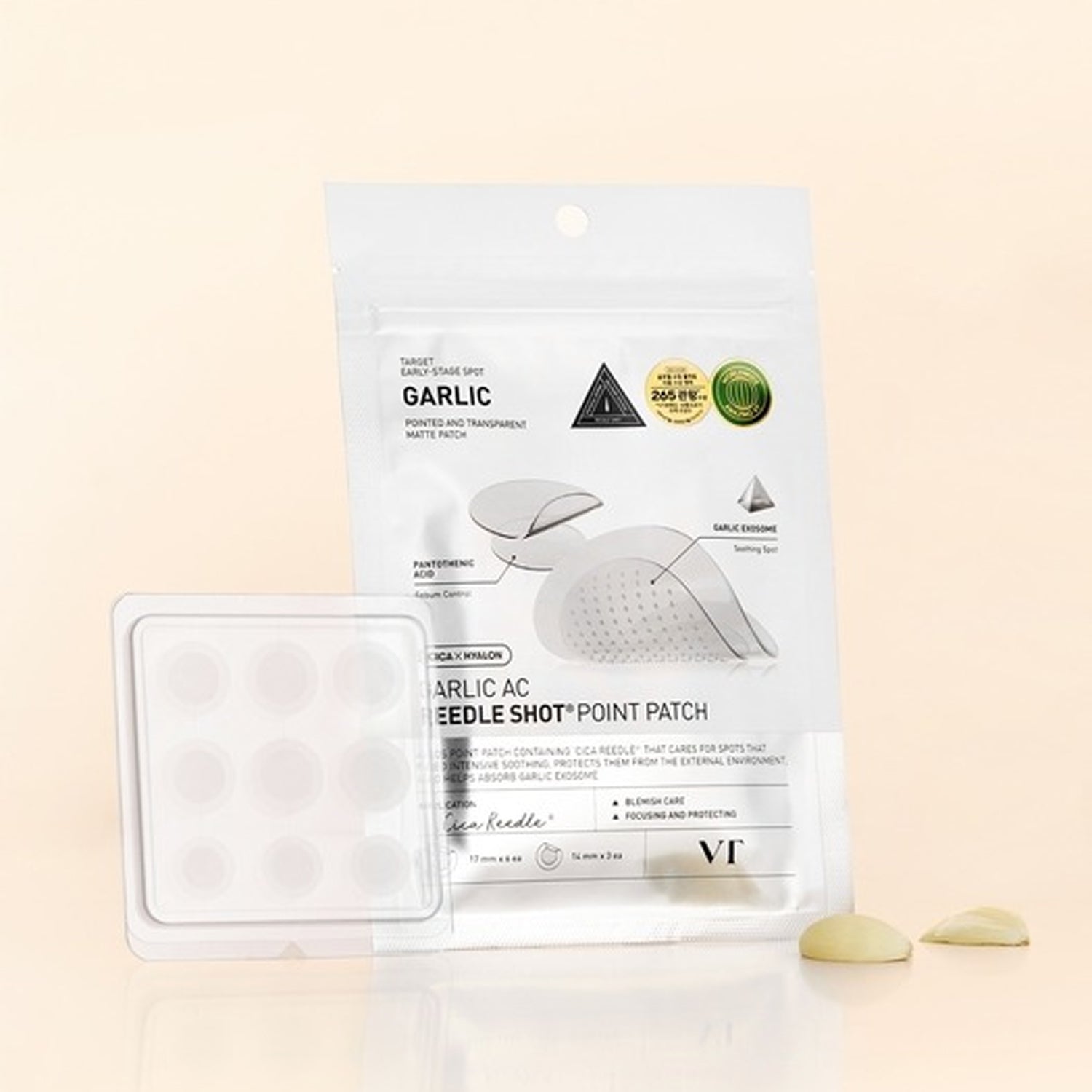 VT Cosmetics Garlic AC Reedle Shot Point Patch 9ea | DODO SKIN – DODOSKIN