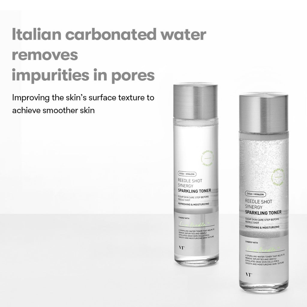 VT Cosmetics Reedle Shot Synergy Sparkling Toner 150ml | DODO SKIN