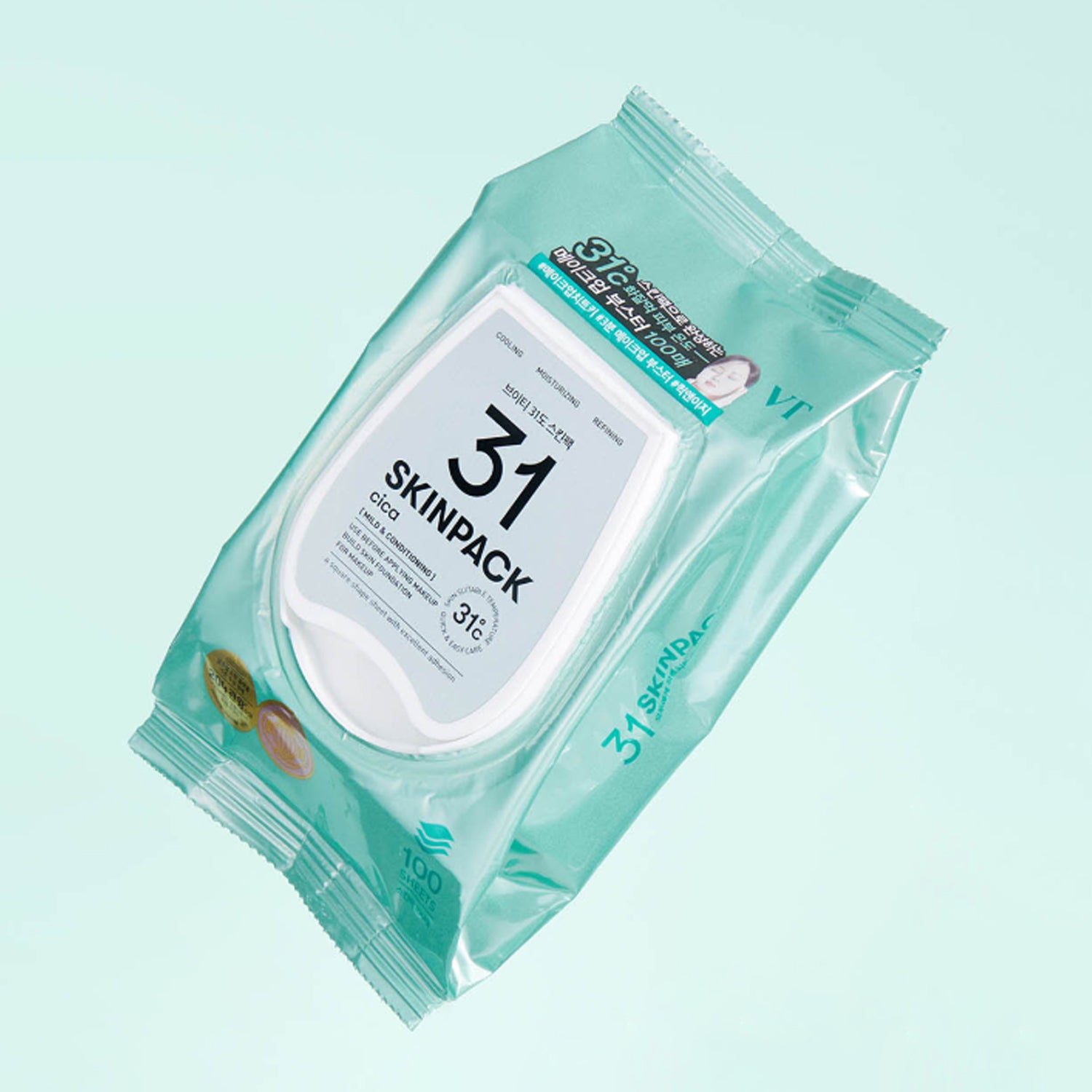 VT Cosmetics Embossed Texture Makeup Boosting Treatment Pack 100ea 3 types