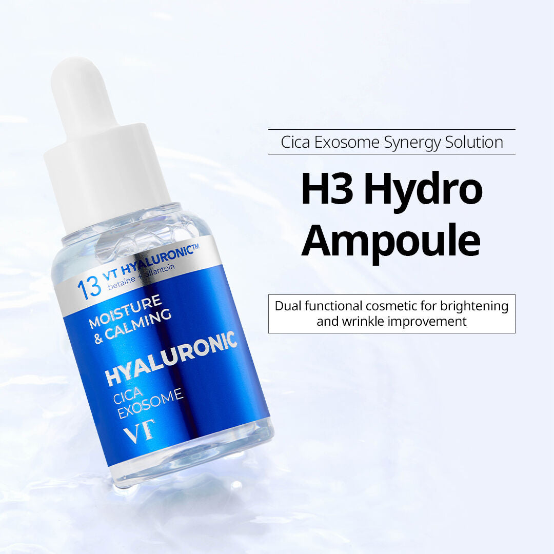 VT Cosmetics Cica Exosome H3 Hydro Ampoule 30ml | DODO SKIN – DODOSKIN