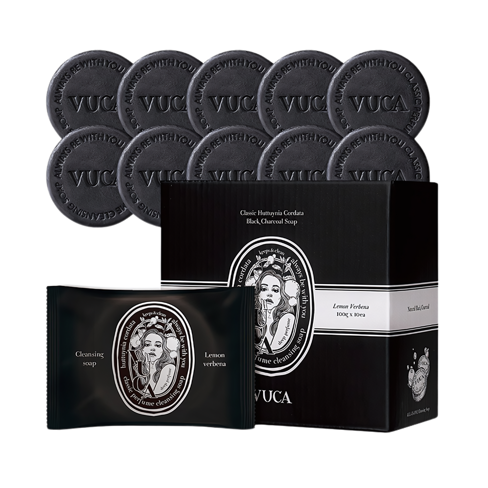 VUCA Classic Chameleon Black Charcoal Soap 100g * 10ea | DODO SKIN ...