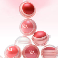 V&A Beauty Mood Glow Pot Lip & Cheek 6g 4 colors
