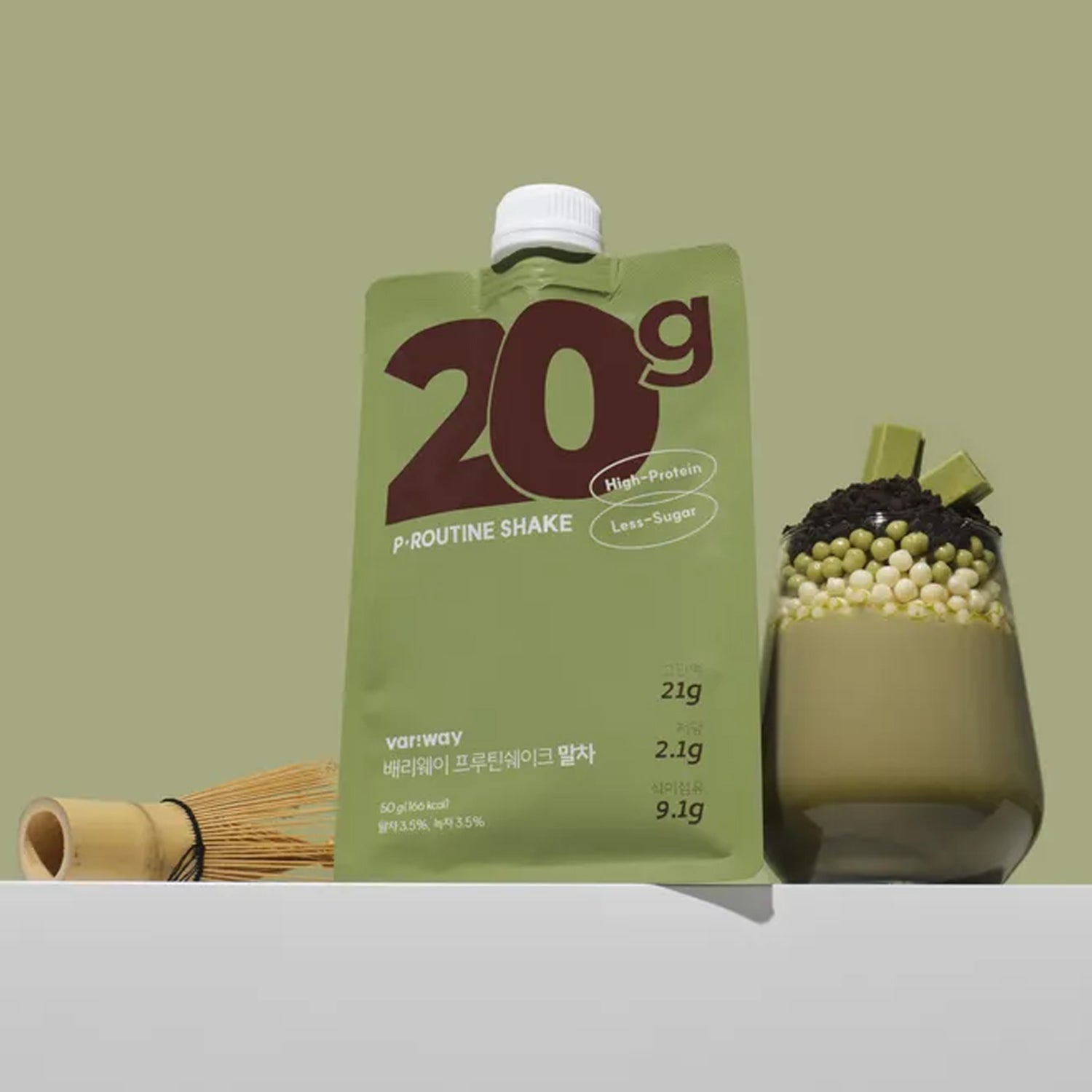 Variway P-Routine Shake Matcha 1 Set (7 Packets)