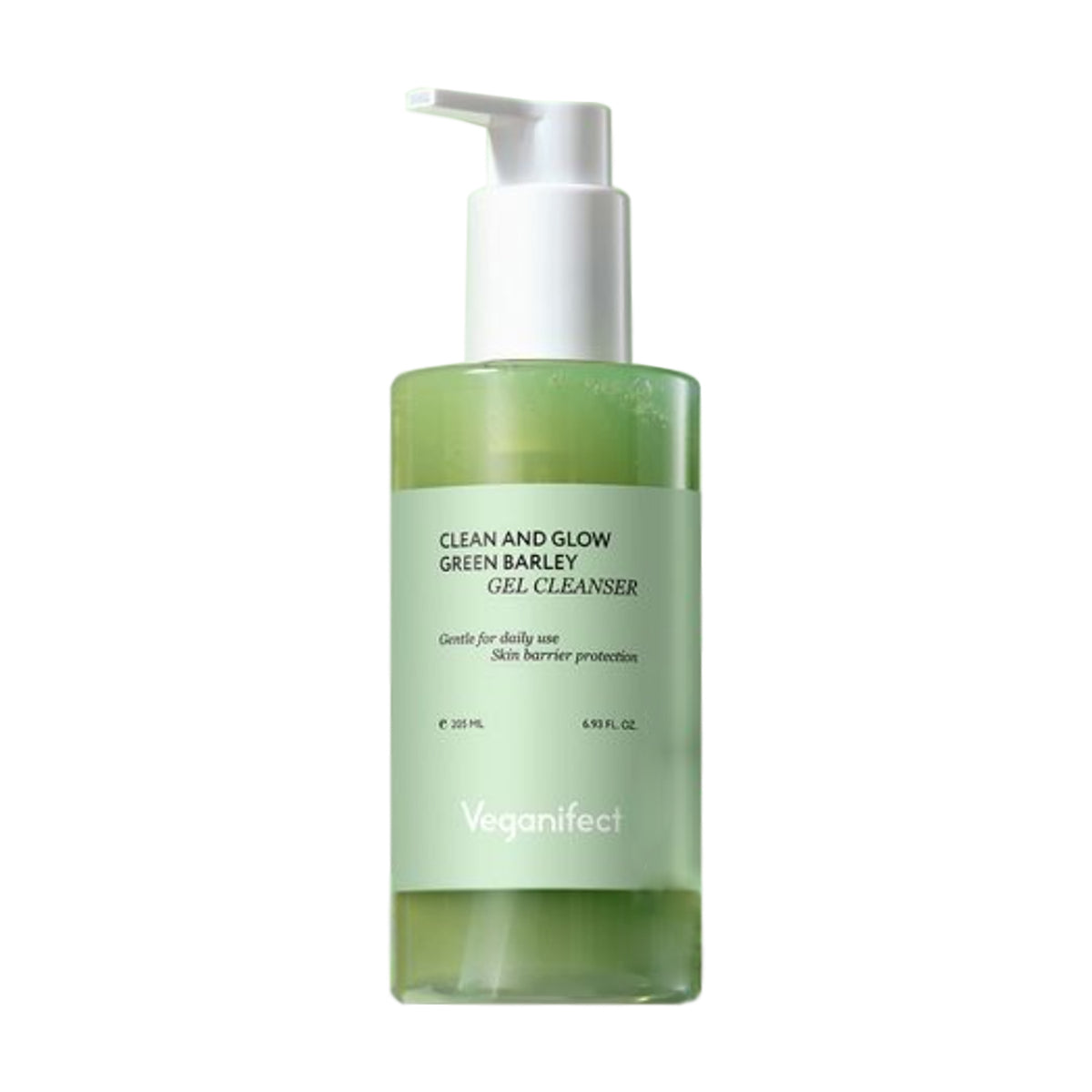 Veganifect Clean And Glow Green Barley Gel Cleanser 205ml